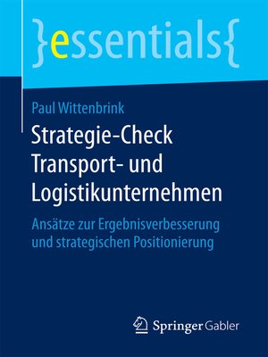 cover image of Strategie-Check Transport- und Logistikunternehmen